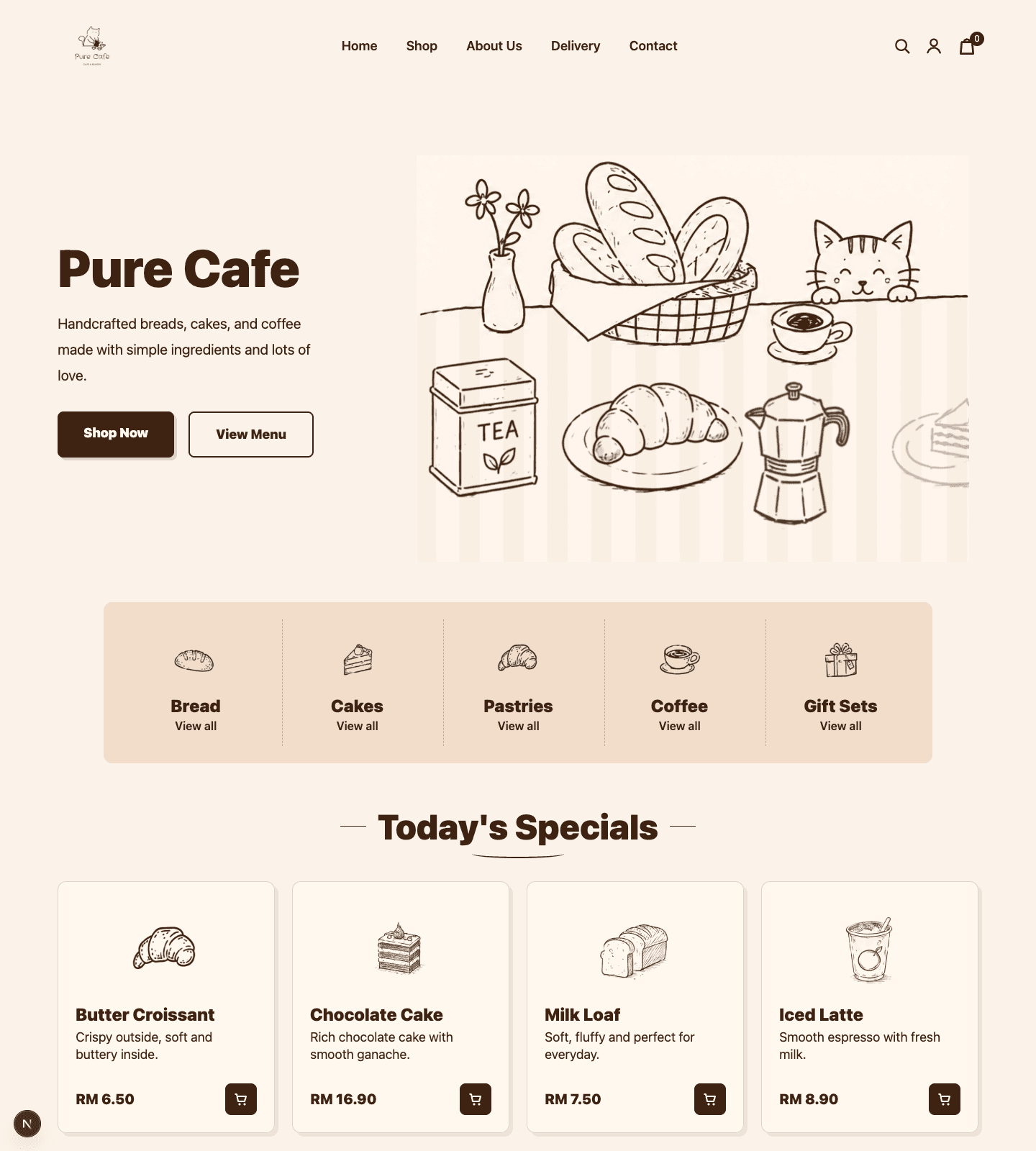 Pure Cafe preview